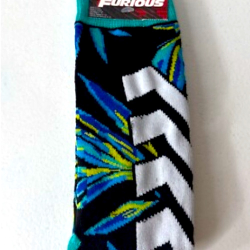 Fast & Furious Crew Socks - Black, Blue, and Green 🌈 3 for $20 - Picture 4 of 5